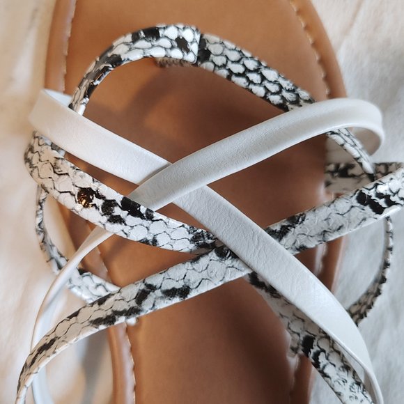 Snakeprint Sandals - Picture 2 of 2